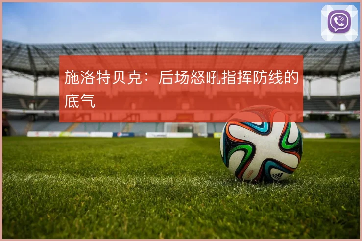 施洛特贝克:后场怒吼指挥防线的底气